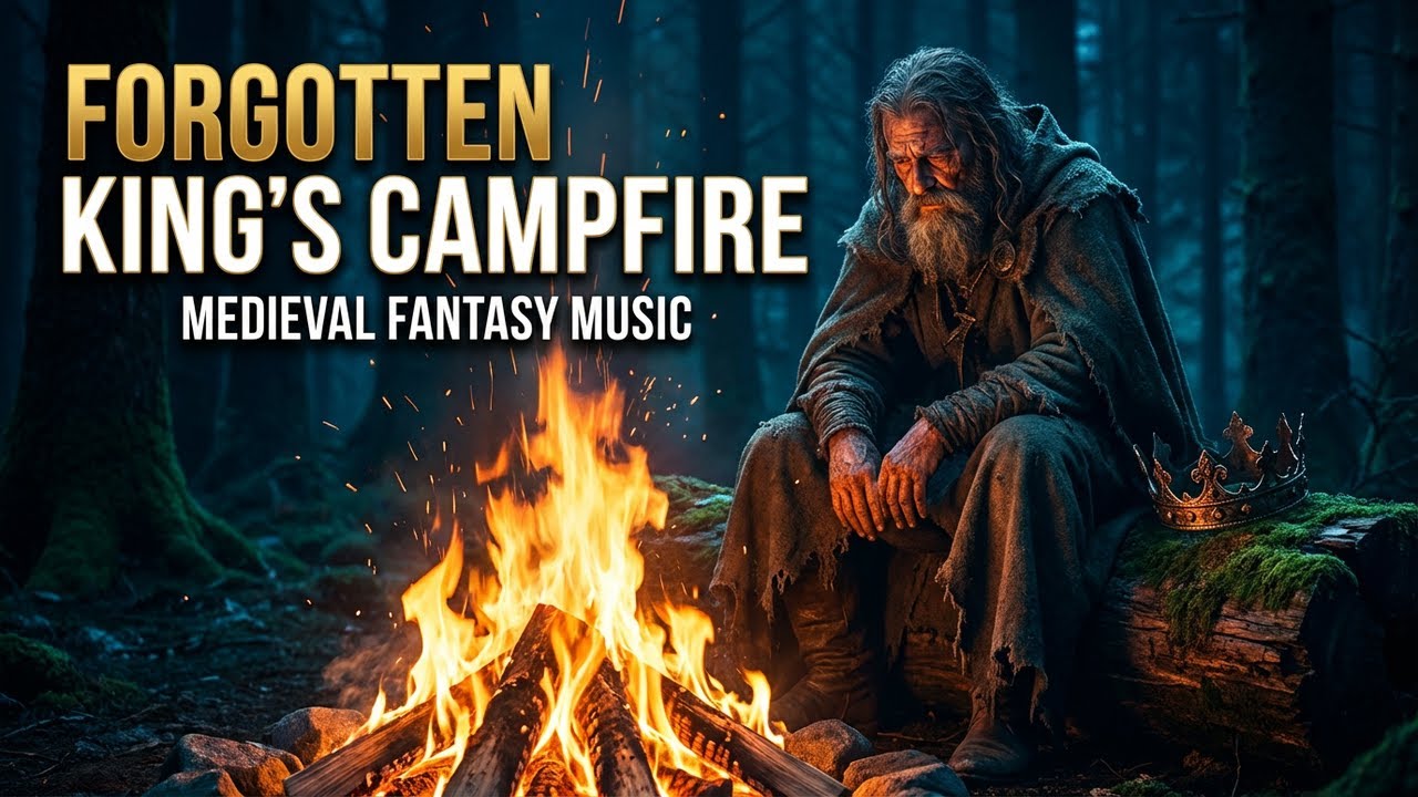 Forgotten King's Campfire – Medieval Fantasy Music for Focus & RPG