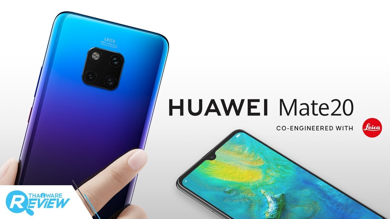 รีวิว HUAWEI Mate 20 มือถือน้องเล็กตระกูลเรือธงส่งท้ายปี 2018