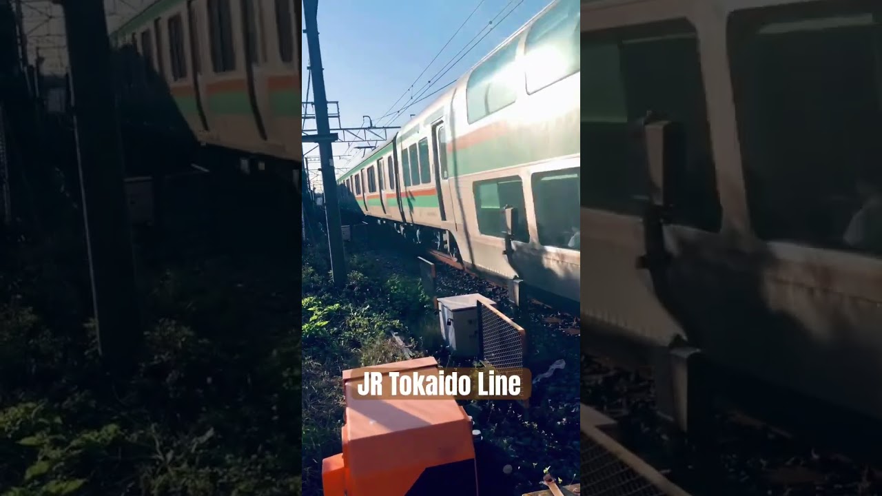 JR Tokaido Line in Fujisawa #train #japanrailway