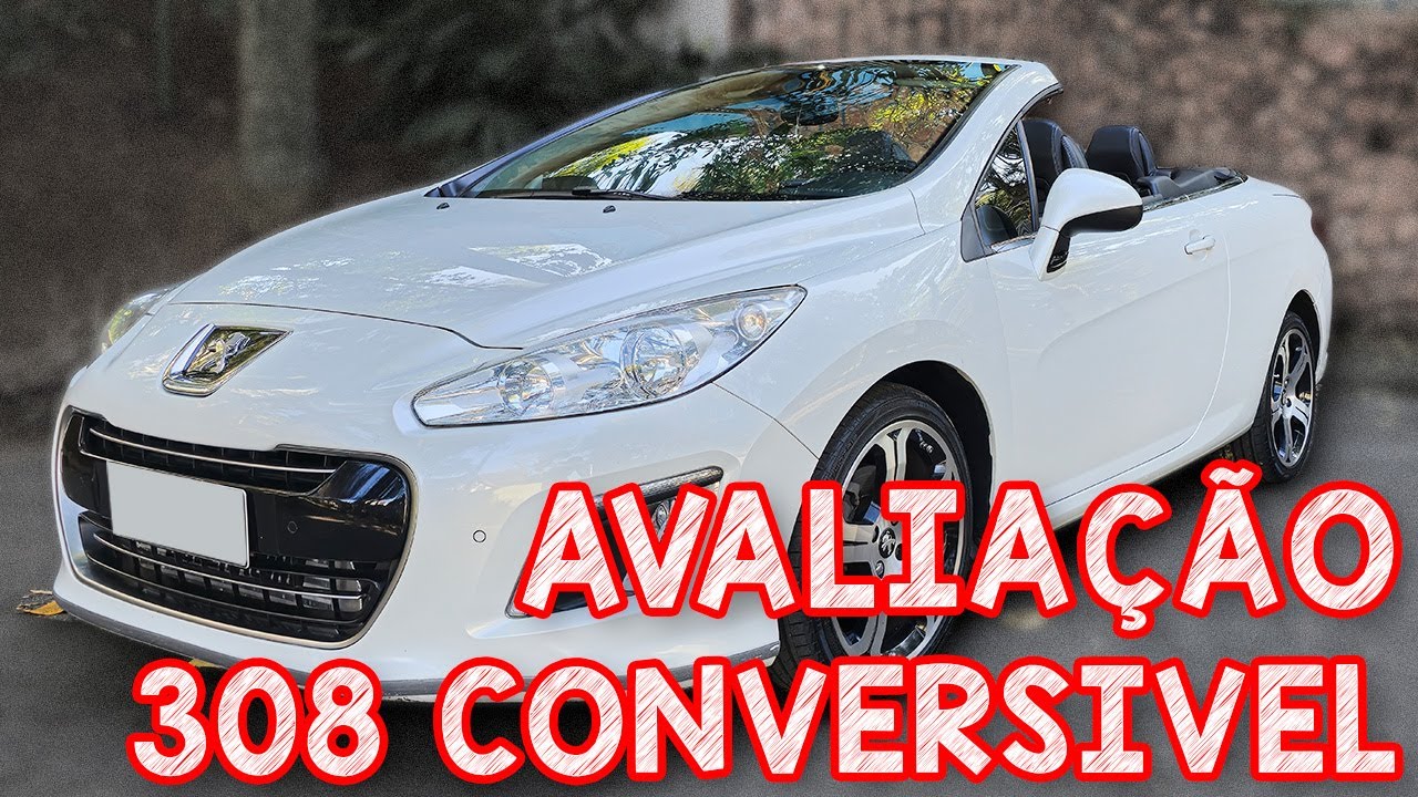 Avaliação Peugeot 308 CONVERSÍVEL - 308 CC é ESPETACULAR PRA VC PAGAR DE PATRÃO PAGANDO POUCO