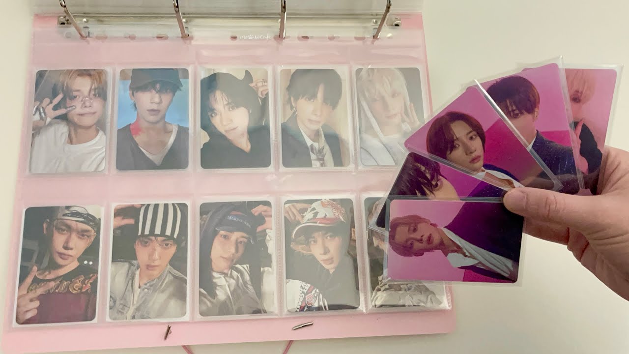 storing photocards- Txt edition 