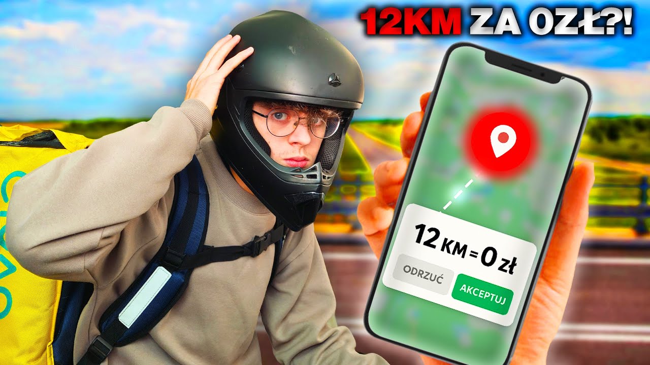 ANULOWALI Mi Dostawę PO 12 KM Jazdy na ZWYKŁYM rowerze! | Glovo DRAMAT