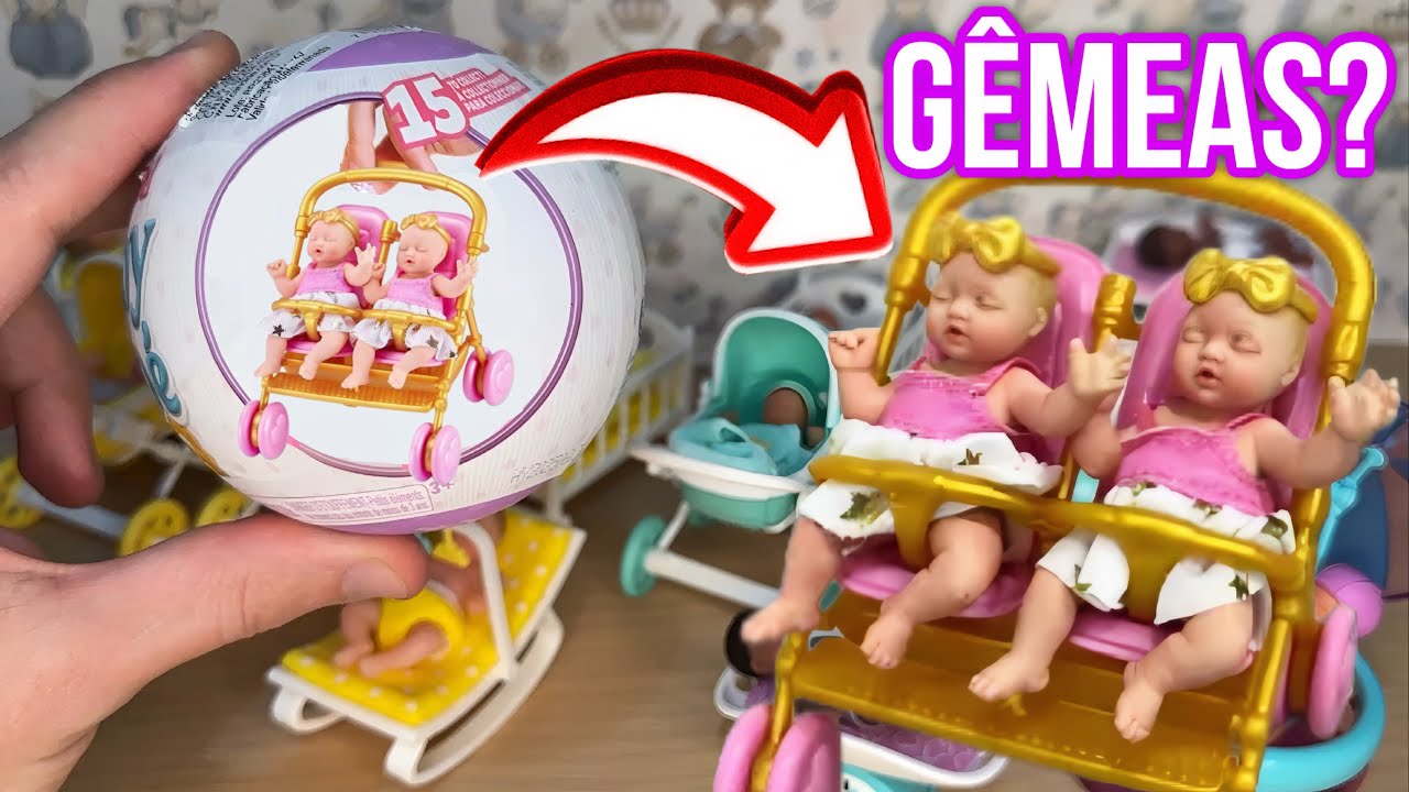AS GÊMEAS MY MINI BABY SÉRIE 2 CHEGARAM NA CRECHE PETER TOYS?