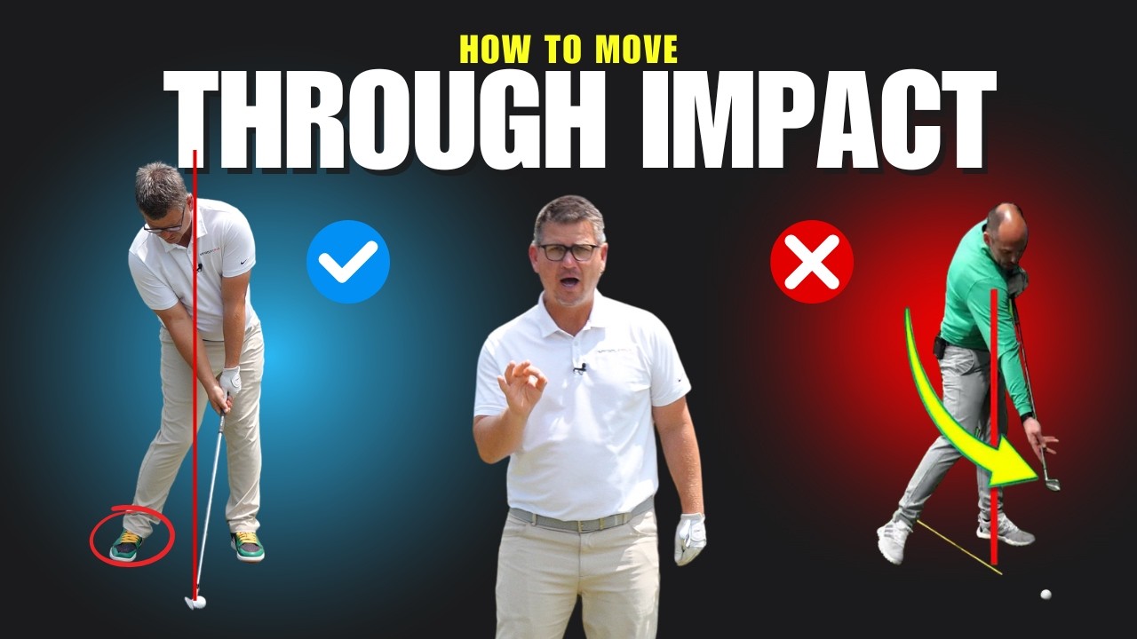 Move Your Right Foot and Shoulder in the Downswing Like a Pro