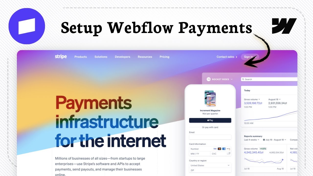 Как подключить Stripe к Webflow (советы по интеграции)