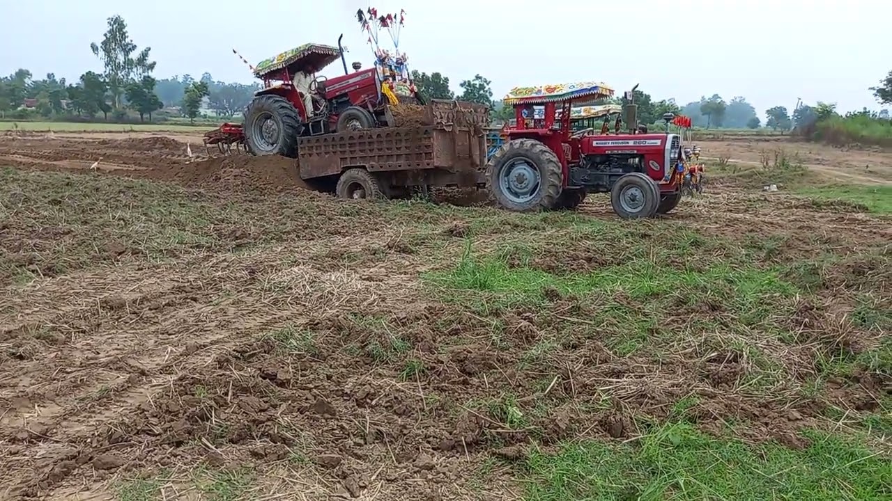 Trolley Being Loaded with Soil | Village Life | Mohsan Raza