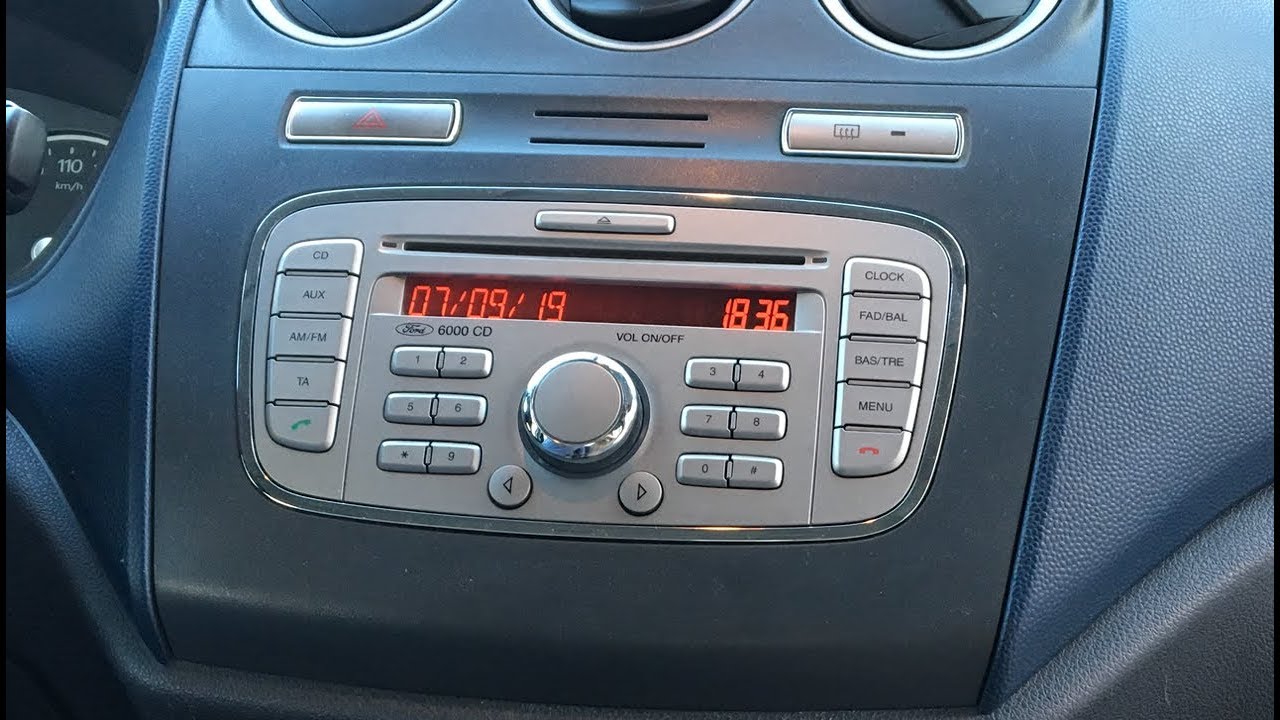 Ford Connect lx 2011 teyp sökümü/ Remove Ford 6000 cd cd player