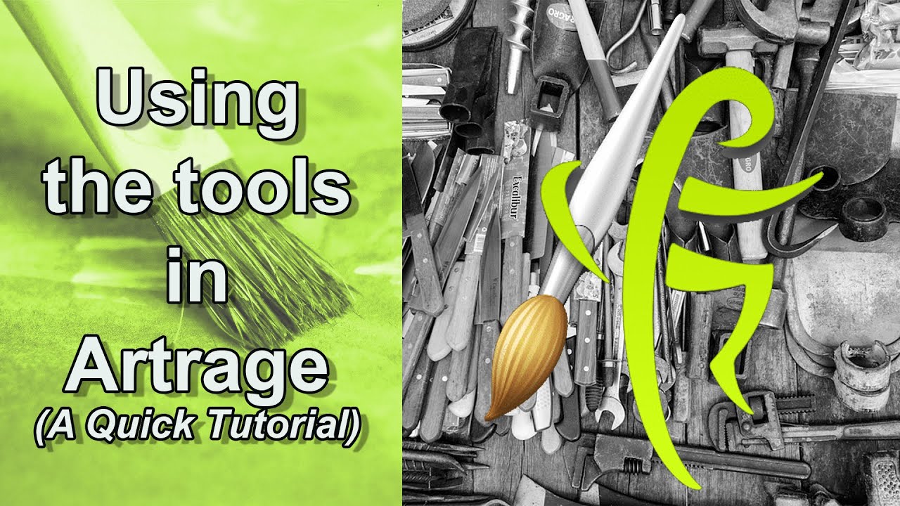 Artrage 6 TUTORIAL Tools, Workflow, & Creating STENCILS on the Fly