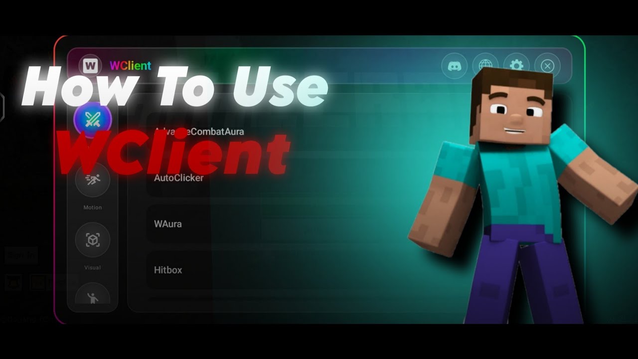 How To Use WClient Minecraft PE 1.21 Best Hacked Client MCPE ⚡️