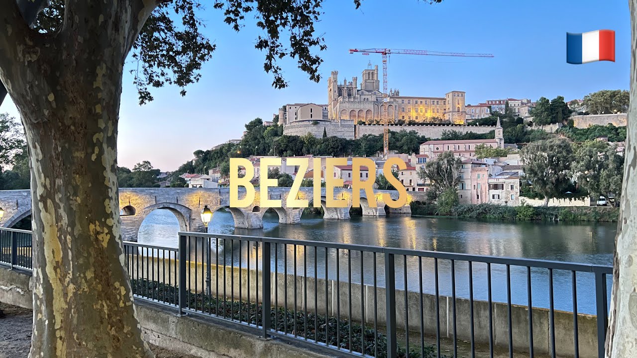 Beziers | City tour | France | Bike ride | Old town