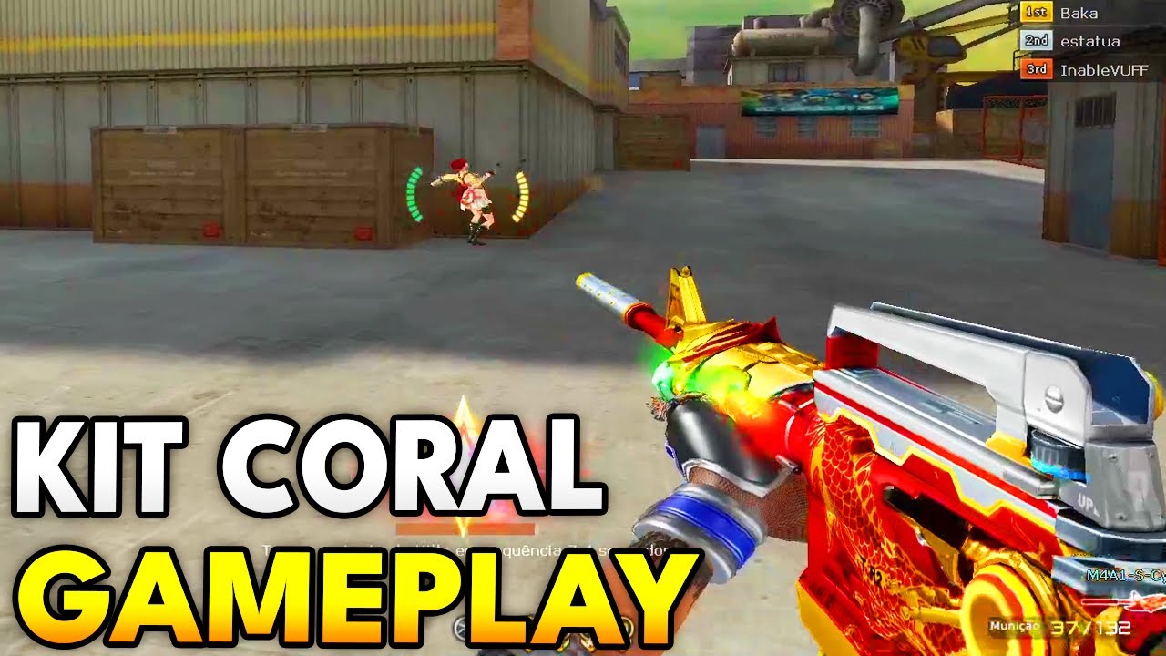 ESSE KIT CORAL É BRABO DEMAIS!! GAMEPLAY COMPLETA DO KIT DRAGÃO CORAL CROSSFIRE BRASIL