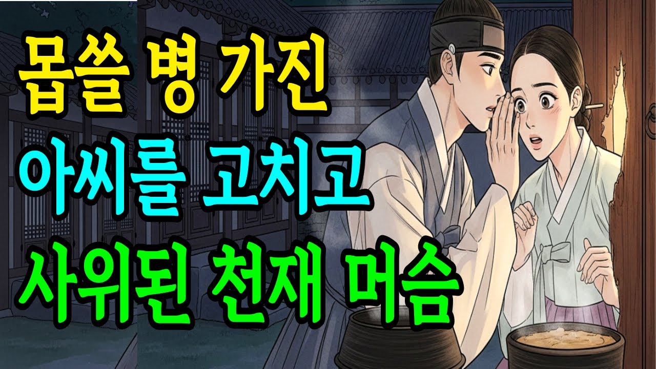 아씨 상상병을 고치고 양반가의 사위가 된 천재 머슴 이야기 | 야담, 민담, 설화, 전설, 옛날이야기