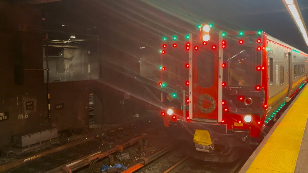 MTA Metro North: M8 Holiday Lights Electric Train Layover At Grand Central Terminal (12/28/2025)