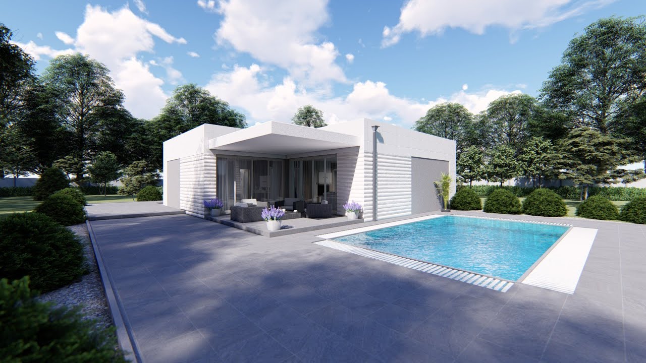 Projekt domu - interi&eacute;r bungalovu VESPERUM 3