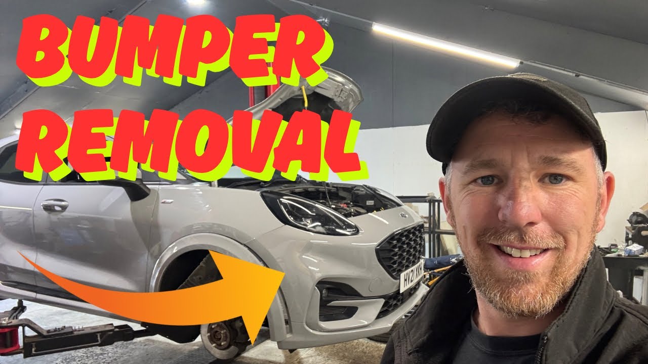 How to remove FORD PUMA front bumper