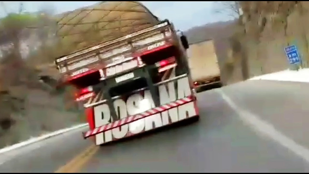 verdureiro na press&atilde;o quase tombando na curva 🚚🏁