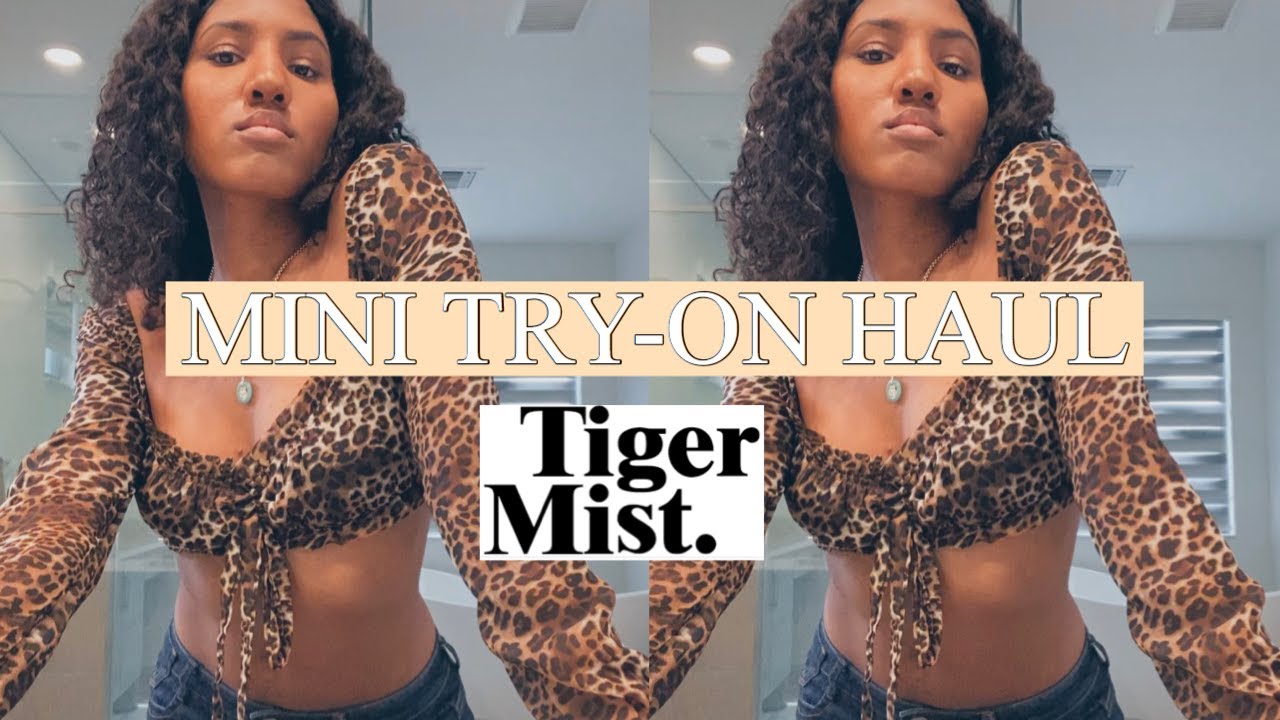 MY FIRST YOUTUBE VIDEO | TIGER MIST TRY-ON HAUL | FASHION FLETCHER