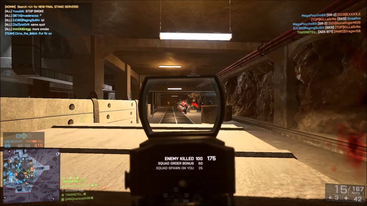 Three Kills with One FAMAS Magazine | Battlefield 4 Final Stand