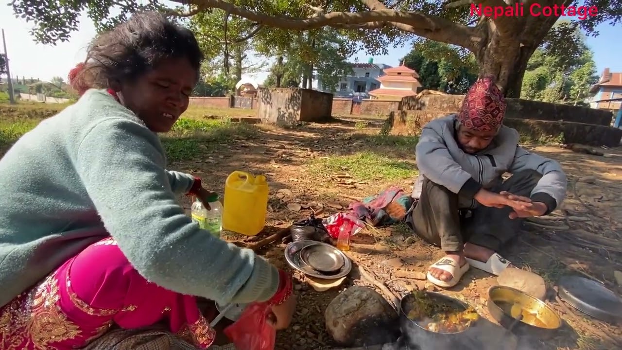 Afther there is no gas and cotton to eat @XPB23@RuralChautari #Nepali Cottage
