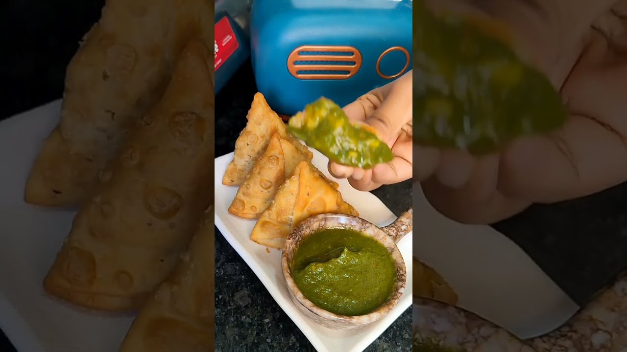 Homemade Samosa – detailed recipe is here  