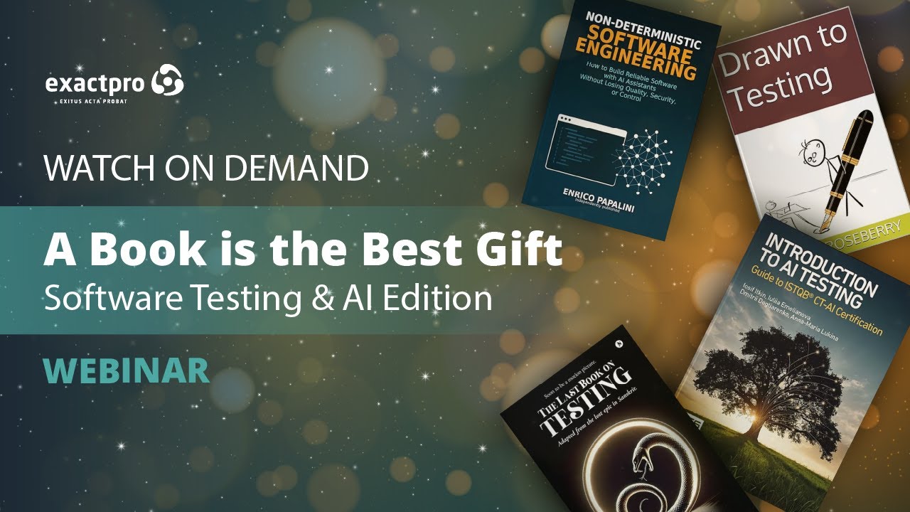 A book is the Best Gift – Software Testing & AI Edition