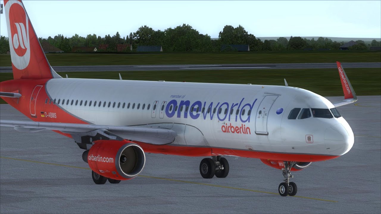 Flight Simulator X- Dresden International Airport-Frankfurt Hahn mit A320