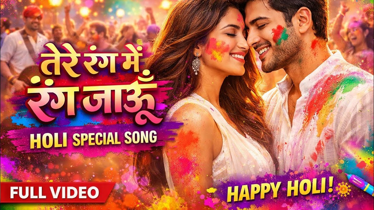 तेरे रंग में रंग जाऊँ | Holi Special Romantic Song 2026 | Bollywood Style Love Song | Full Video