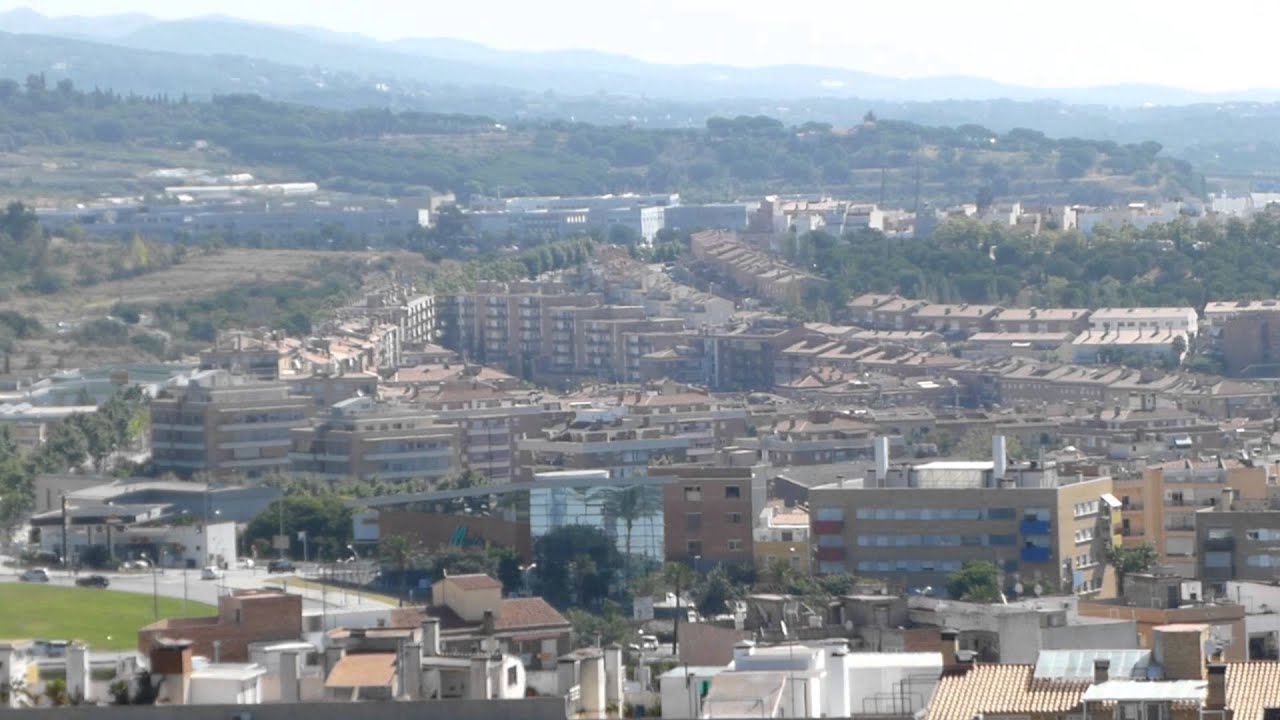 Vistas de Mataró desde lo alto de la Montaña de La Cruz - Fotografías y vídeo