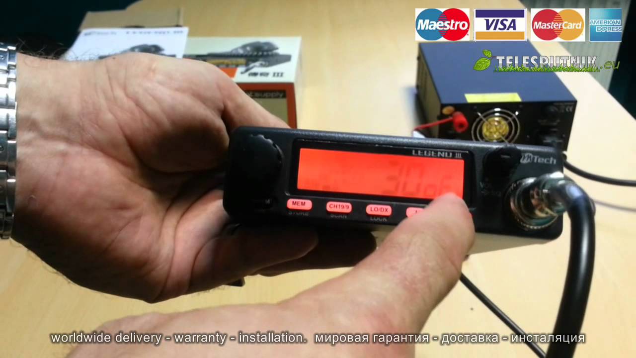 RĀCIJAS M-TECH LEGEND 3 Review CB RADIO Обзор www.Telesputnik.eu