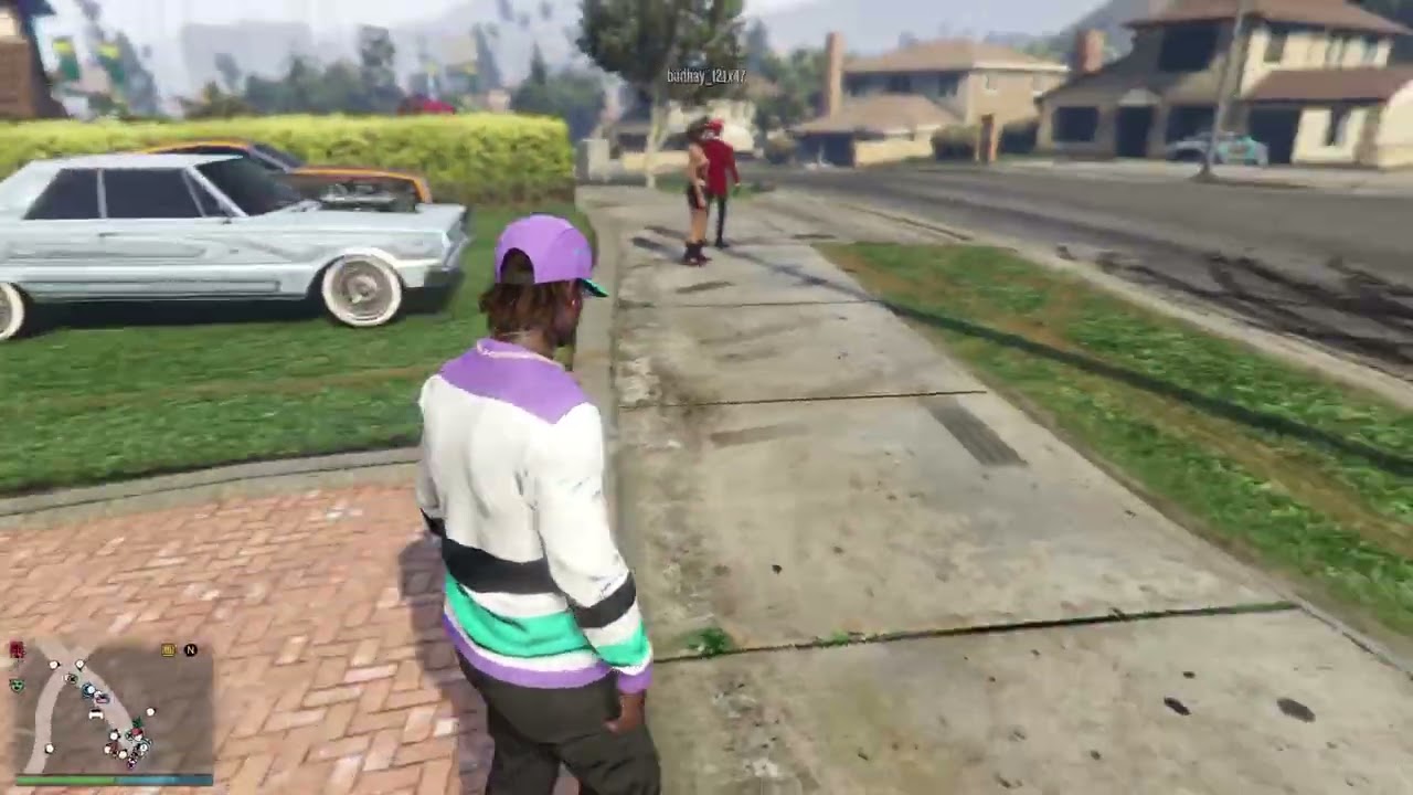 Grand Theft Auto V online car meet