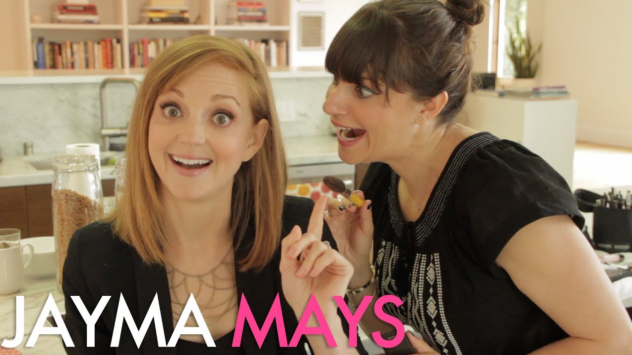 Come hang out as I do a natural makeup look on Jayma Mays from 'Glee' | Jamie Greenberg Makeup