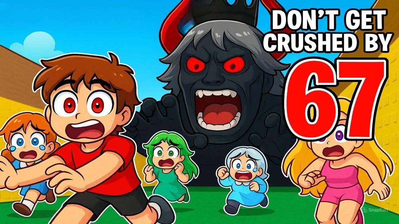 Don’t Get Crushed By 67 Roblox 😱🔥 Fastest Survival Challenge | | Funny Hindi Gameplay😳