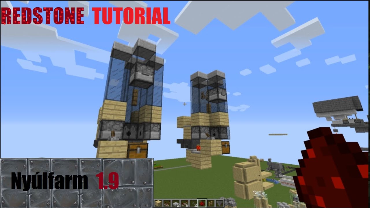 Automata Ny&uacute;l farm redstone Tutorial