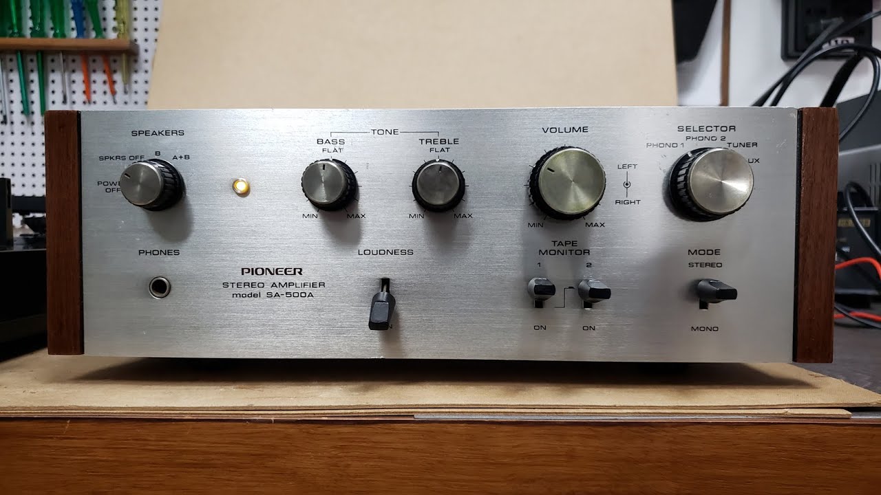 Pioneer SA-500A - Restauração completa.