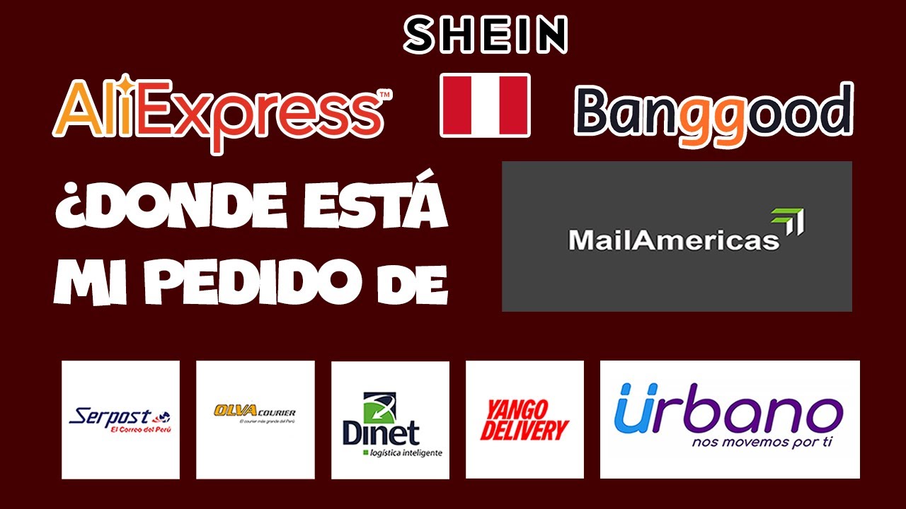 COMO VER TUS PEDIDOS CON  TRACKING UN DE MAIL AMERICAS ALIEXPRESS BANGGOOD SHEIN - PERÚ