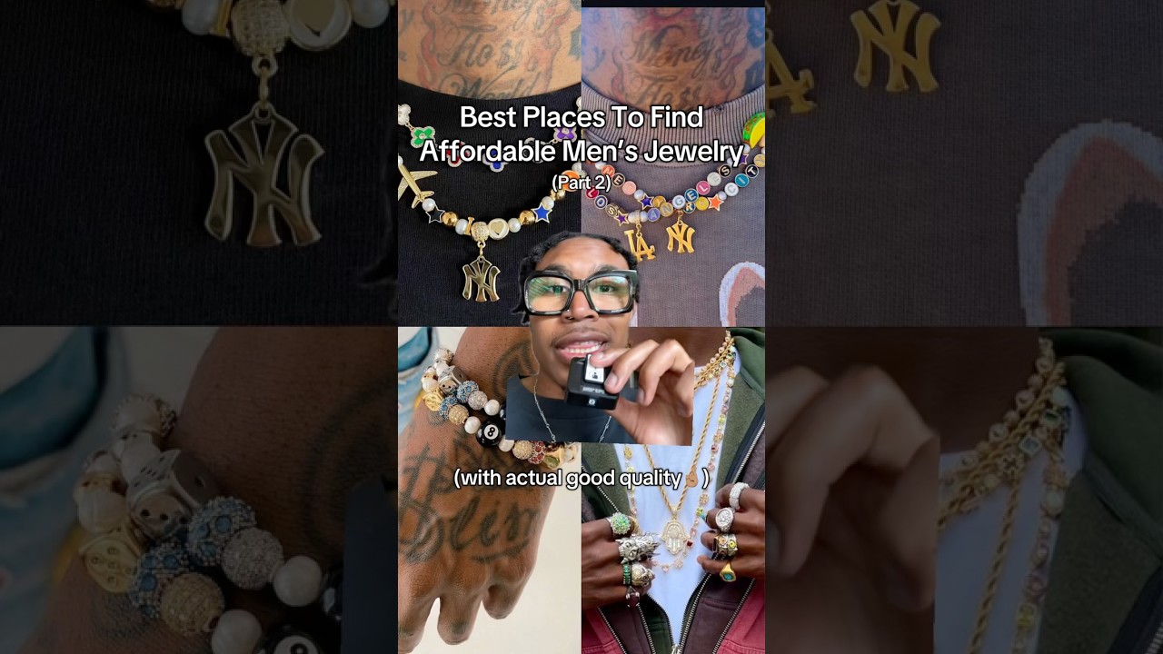 Best Places To Find Affordable Men&rsquo;s Jewelry Part 2#mensjewelry #mensfashion #streetfashion