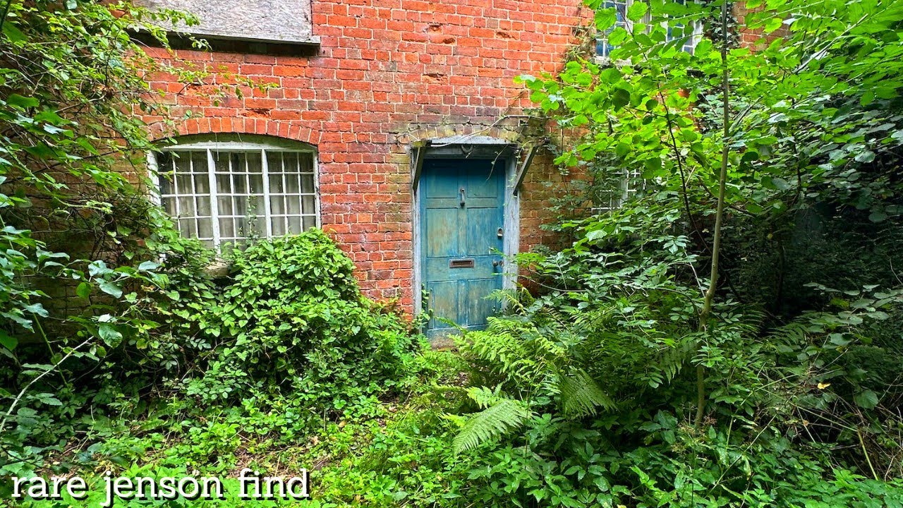 abandoned cottage and rare Jensen - abandoned places uk