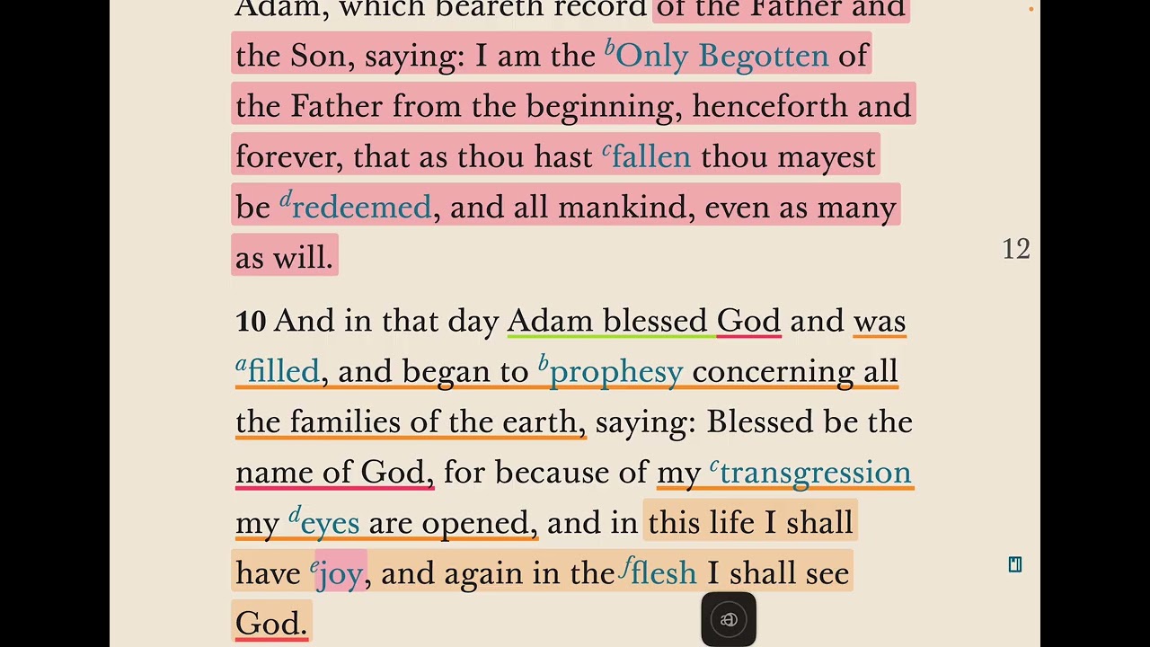 CFM S3E37. Moses 5:1-30. Who do you love the most?
