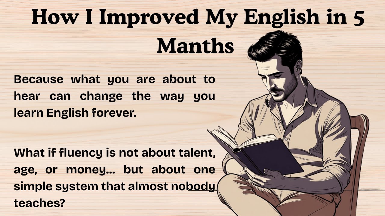 How I Improved My English in 5 Manths || English Practice || Easy Practice Story || English Pocket