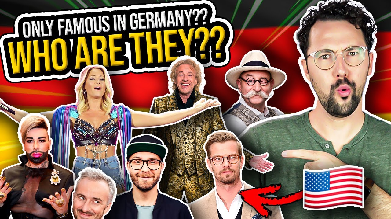 American Reacts To Germany&rsquo;s 10 BIGGEST Celebrities - Who Are These People?? 🇩🇪