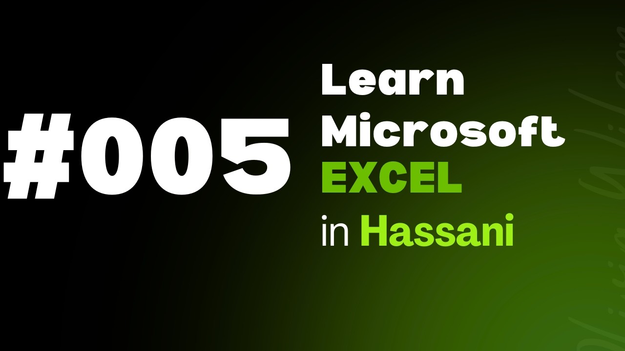 #005 How To Generate Data for My Excel Sheet | mockaroo | Learn Excel in Hassani
