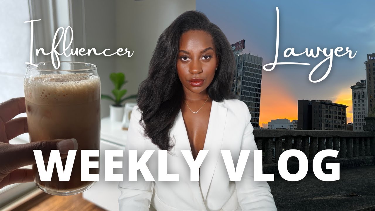 WORK WEEK IN MY LIFE AS A LAWYER + INFLUENCER + ENTREPRENEUR | productivity, filming content, busy