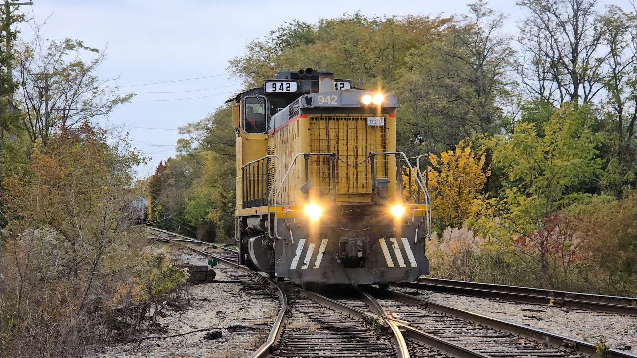 [HD] Chicago, St. Paul & Pacific Railroad in Bensenville, IL - Industrial Switching!