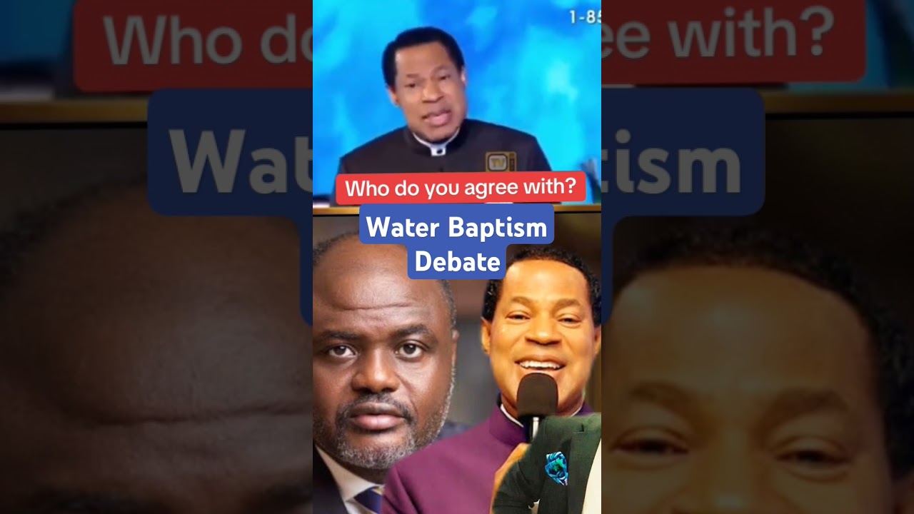 Дебаты о водном крещении, пастор Крис и доктор Абель Дамина #abeldamina #pastorchris #водноекреще...