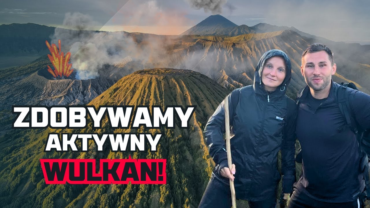 🌋 AKTYWNY WULKAN O WSCHODZIE SŁOŃCA. MUSIMY BYĆ OSTROŻNI...  BROMO - JAWA, INDONEZJA 🇮🇩