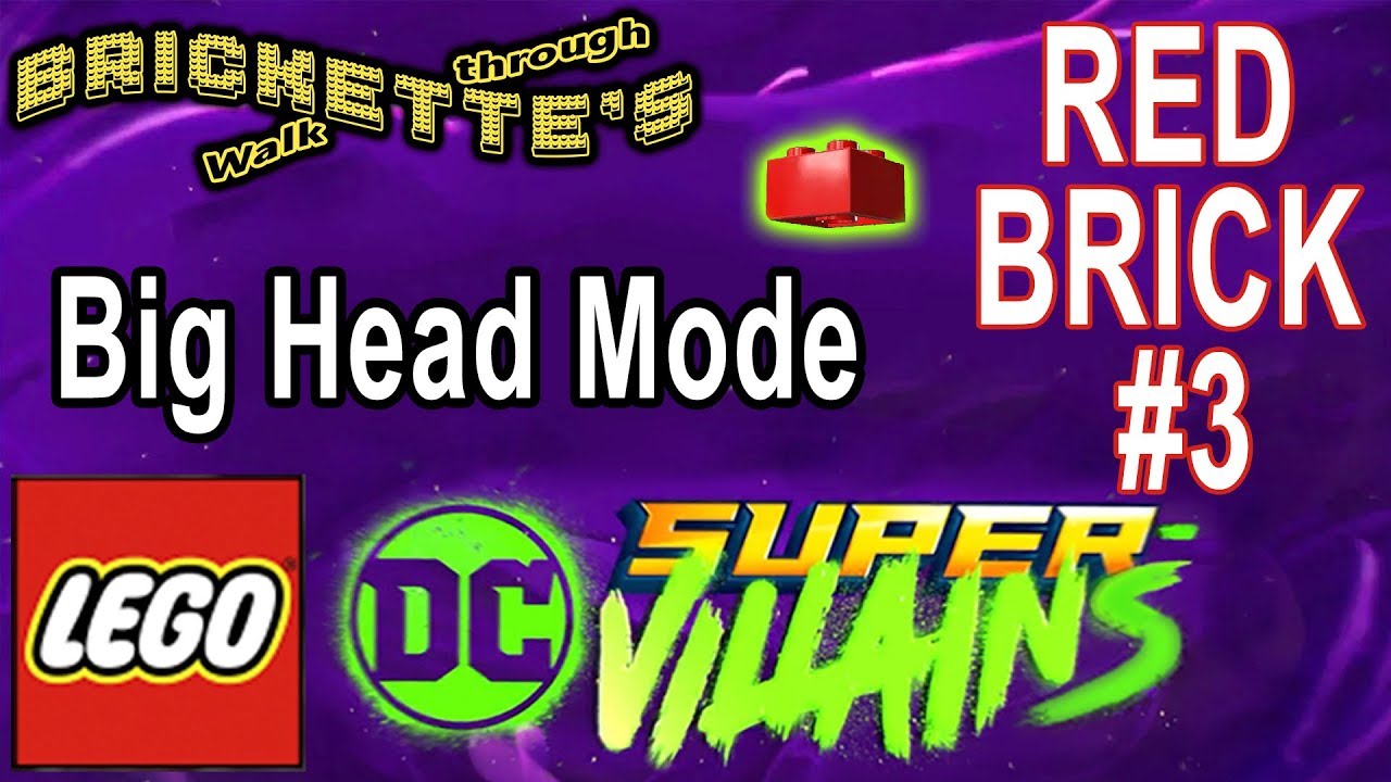 Big Head Mode Red Brick in Part 3 (Level 3): “S.T.A.R.S. In Your Eyes” in LEGO DC Super Villains
