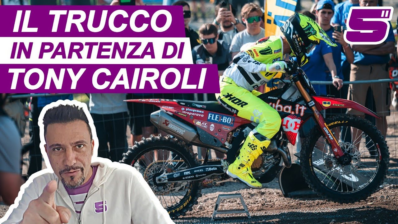 COME ha fatto Tony CAIROLI a PARTIRE a BOMBA con la DUCATI MXGP