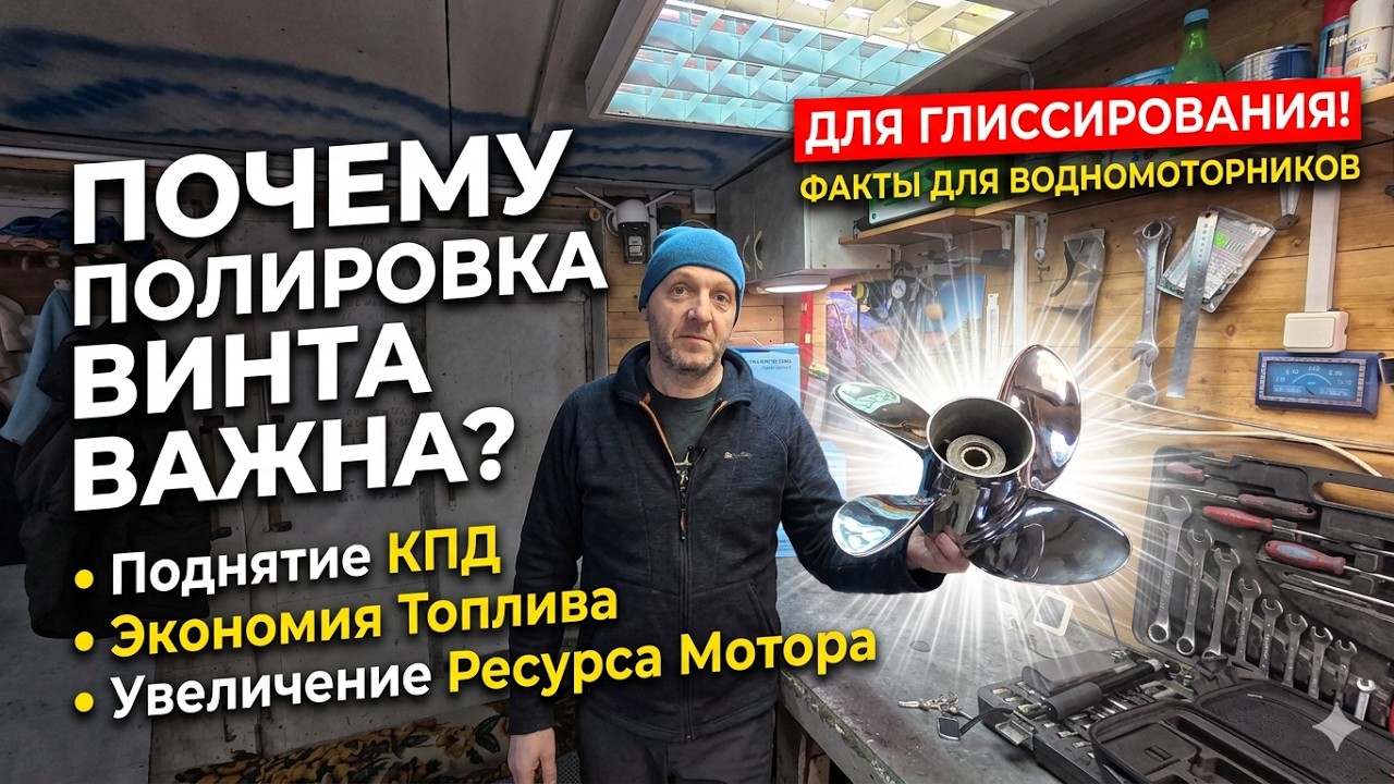СКРЫТЫЙ РЕЗЕРВ вашего винта!  Зачем на самом деле нужна шлифовка и полировка?