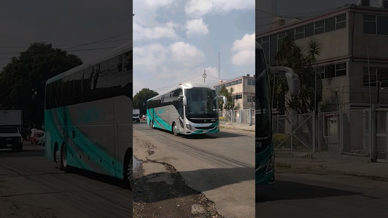 Turistar Lujo Volvo 9800 en Saturno Cdmx 🇲🇽 #volvo #volvobus #turistar #shorts
