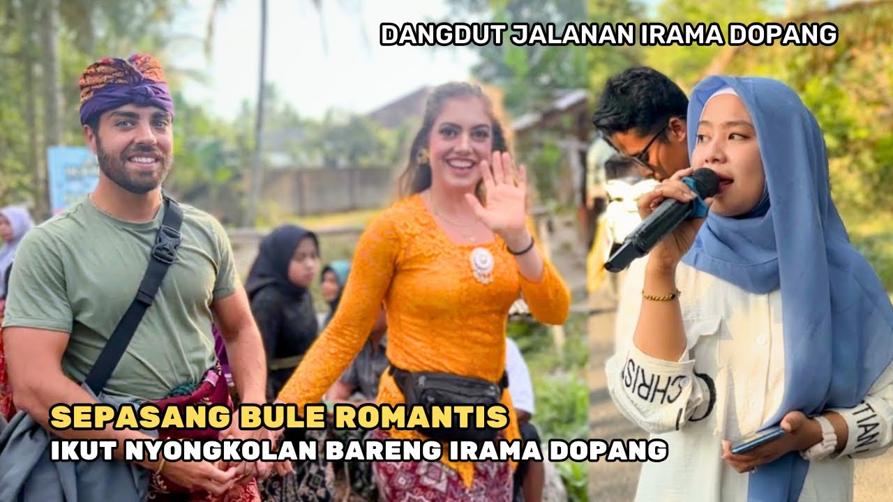 Pasangan Bule Romantis Ikut Meramaikan Acara Nyongkolan Bareng Nia Dirgha Dan Irama Dopang